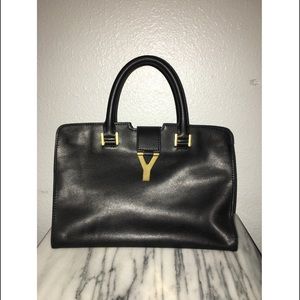 YSL Black Y Cabas ChYc Bag